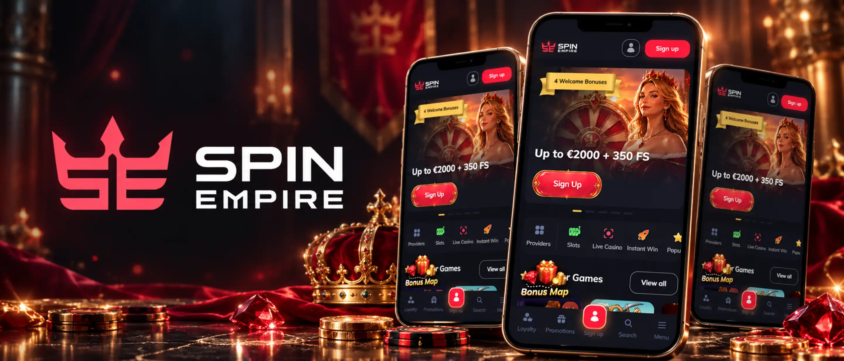 SpinEmpire Casino App-Screenshot
